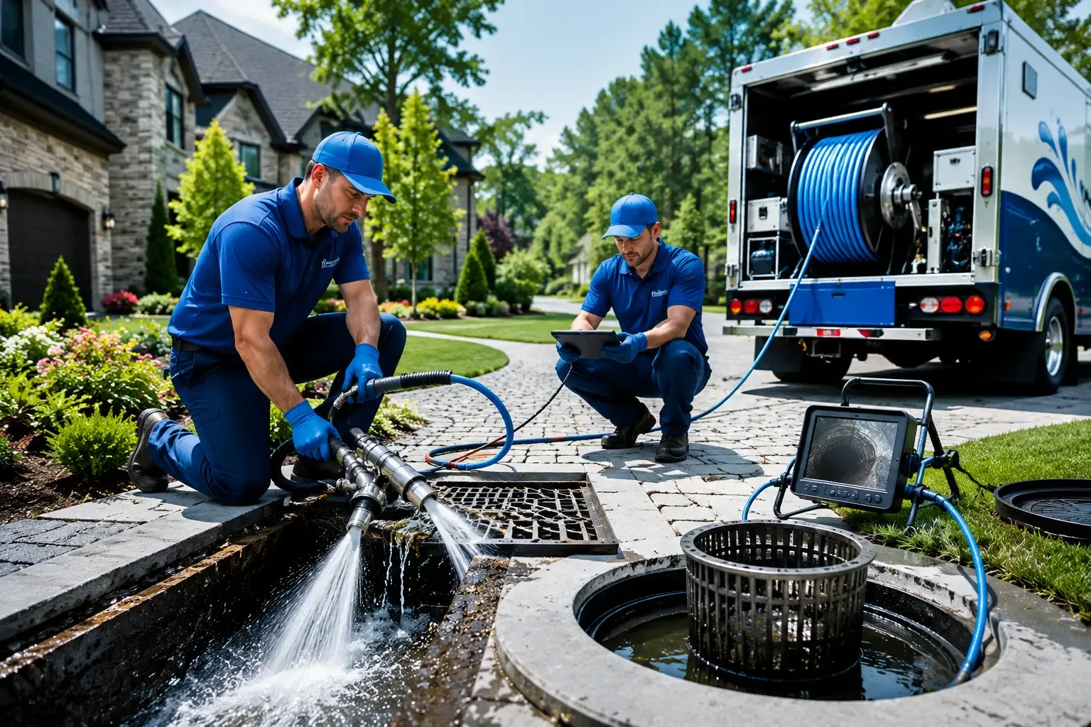 Local outdoor drain cleaning professionals in Hawkins, WI