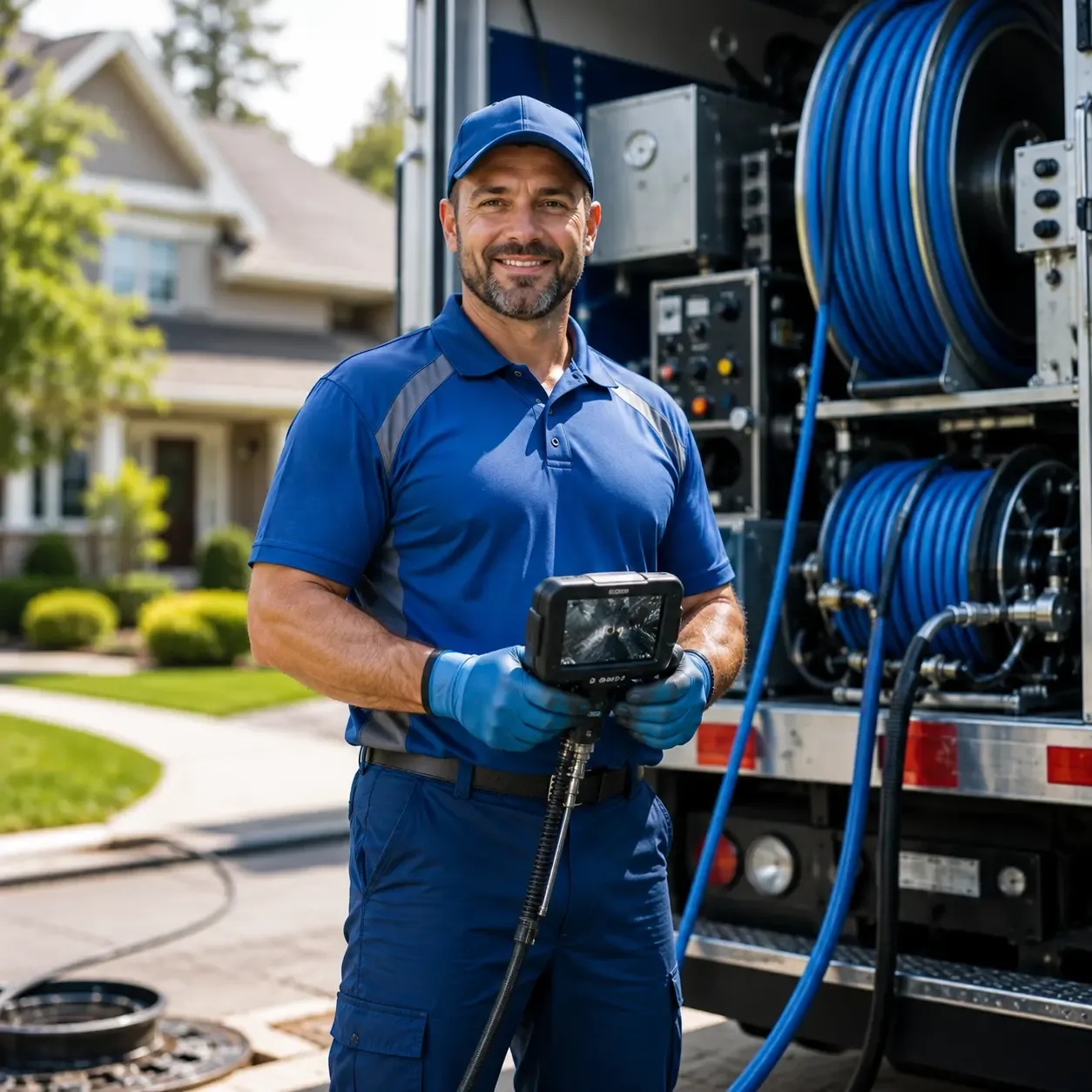 Local outdoor drain cleaning specialists in Hawkins, WI